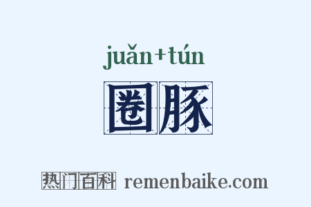 圈豚是什么意思的图片